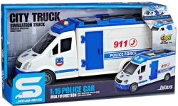 Auto policejní dodávka na setrvačník 1:16 na baterie Světlo Zvuk