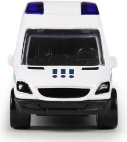 Auto policejní kovová dodávka volný chod městská policie Ostrava