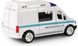 Auto policejní kovová dodávka volný chod městská policie Ostrava