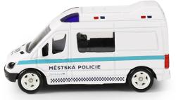 Auto policejní kovová dodávka volný chod městská policie Ostrava