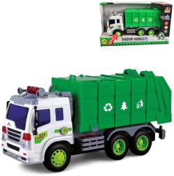 Auto popelářské svozové vozidlo na setrvačník na baterie Světlo Zvuk