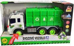 Auto popelářské svozové vozidlo na setrvačník na baterie Světlo Zvuk