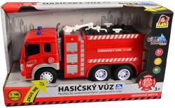 Auto požární cisterna hasičský vůz na baterie Světlo Zvuk