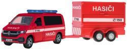 Auto požární VW hasiči zpětný chod set s vlečkou a doplňky český design CZ Auto požární VW hasiči zpětný chod set s vlečkou a doplňky český design CZ