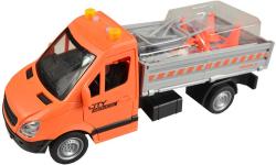 Auto pracovní set s dopravními značkami na setrvačník na baterie Světlo Zvuk