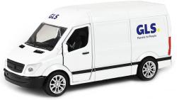 Auto přeprava zásilek GLS 12cm kovová dodávka zpětný chod