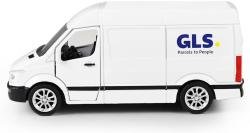Auto přeprava zásilek GLS 12cm kovová dodávka zpětný chod