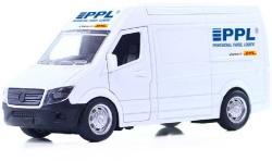 Auto přepravní společnost PPL kovová dodávka 14cm zpětný chod