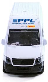 Auto přepravní společnost PPL kovová dodávka 14cm zpětný chod
