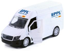 Auto přepravní společnost PPL kovová dodávka 14cm zpětný chod