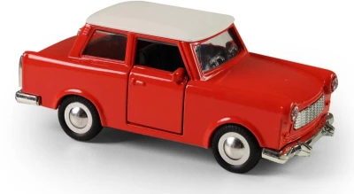 Auto retro kovové Trabant na setrvačník 3 barvy