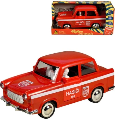 Auto retro požární hasiči na setrvačník na baterie Světlo Zvuk plast Auto retro požární hasiči na setrvačník na baterie Světlo Zvuk plast