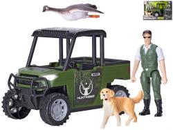 Auto Revenant terénní 14cm lovecký set s figurkou lovce a 2 zvířaty
