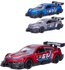 Auto Roadblasters sportovní závodní zpětný chod 3 barvy kov