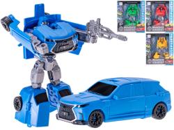 Auto/robot 2v1 transrobot plastový s přeměnou se zbraní 4 druhy
