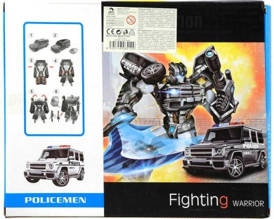 Auto robot s transformací 19cm transrobot set s doplňky plast 4 druhy
