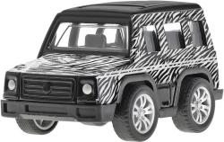 Auto s potiskem safari kovové 7cm zpětný chod 4 druhy