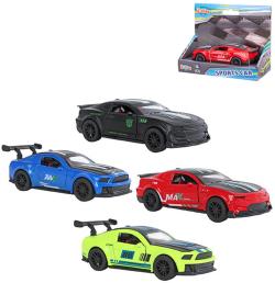 Auto sportovní kovové 12cm zpětný chod 2 druhy 2 barvy Auto sportovní kovové 12cm zpětný chod 2 druhy 2 barvy