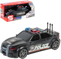 Auto sportovní policejní černé na setrvačník policie na baterie Světlo Zvuk Auto sportovní policejní černé na setrvačník policie na baterie Světlo Zvuk