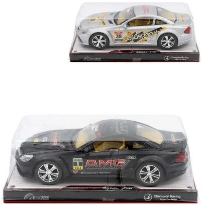Auto sportovní závodní 25cm na setrvačník s grafikou 2 druhy blister plast Auto sportovní závodní 25cm na setrvačník s grafikou 2 druhy blister plast