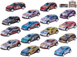 Auto sportovní závodní 6,5cm zpětný chod různé druhy v krabičce Auto sportovní závodní 6,5cm zpětný chod různé druhy v krabičce