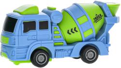 Auto stavební míchačka 10cm jezdící po stlačení plast 4 barvy