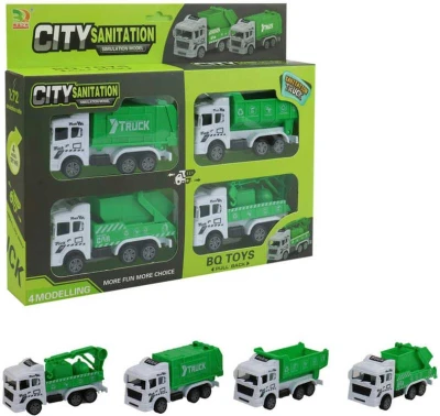 Auto technické služby 13cm zpětný chod svoz komunálního odpadu 4 druhy plast Auto technické služby 13cm zpětný chod svoz komunálního odpadu 4 druhy plast