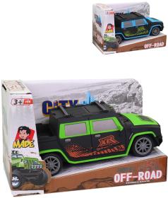 Auto terénní off-road 15cm plastový na setrvačník 2 barvy Auto terénní off-road 15cm plastový na setrvačník 2 barvy