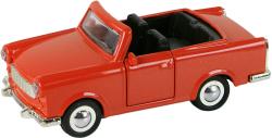 Auto Trabant kabriolet retro kovový na setrvačník v krabici 2 barvy