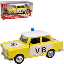 Auto Trabant policejní kovový retro bourák vébéčko model Policie VB Auto Trabant policejní kovový retro bourák vébéčko model Policie VB