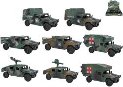 Auto vojenské terénní Mission Control na setrvačník 4 druhy 2 barvy