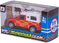 Auto záchranné složky policie hasiči záchranka zpětný chod 3 druhy kov