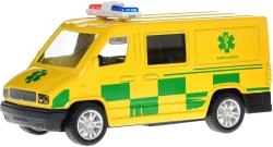 Auto záchranné složky policie hasiči záchranka zpětný chod 3 druhy kov