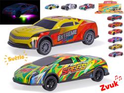 Auto závodní kovové zpětný chod různé druhy na baterie Světlo Zvuk