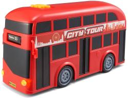 Autobus červený dvoupatrový doubledecker na baterie Světlo Zvuk