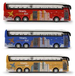 Autobus dálkový zájezdový kovový s grafikou 3 druhy