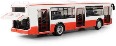 Autobus hlásí zastávky MHD Červený zpětný chod na baterie Světlo Zvuk CZ
