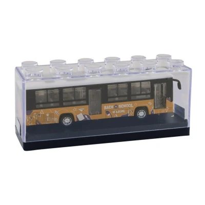 Autobus kovový otvírací dveře 3 barvy na výběr