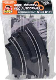 Autodráha Racing Collection 1:43 náhradní díly dráha set 4ks