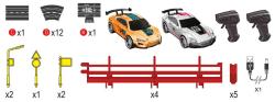 Autodráha Racing Collection 2,4m Turbo 2 závodní auta napájení USB