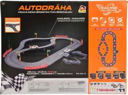 Autodráha Racing Collection 3m Turbo 2 závodní auta napájení USB