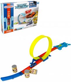 Autodráha s loopingem akční herní set s kovovým autíčkem a překážkami Autodráha s loopingem akční herní set s kovovým autíčkem a překážkami