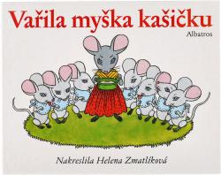 Baby dětská knížka leporelo Vařila myšička kašičku 16x13cm s říkadly Baby dětská knížka leporelo Vařila myšička kašičku 16x13cm s říkadly