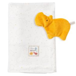 Baby Fehn Deka s chrastícím horšíkem FehnNatur