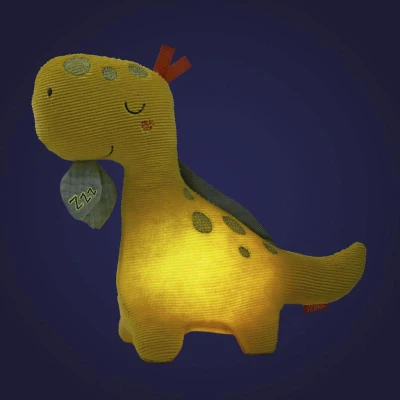 Baby Fehn Noční světlo dinosaurus Happy Dino žluté