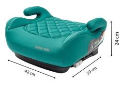 Baby Mix Autosedačka-podsedák HERO Plus ISOFIX I-SIZE black 2025