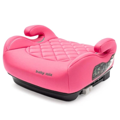 Baby Mix Autosedačka-podsedák HERO Plus ISOFIX I-SIZE pink Baby Mix Autosedačka-podsedák HERO Plus ISOFIX I-SIZE pink