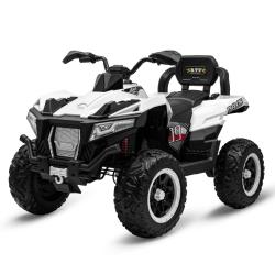 Baby Mix Dětská elektrická čtyřkolka RAVE 4x4 bílá Baby Mix Dětská elektrická čtyřkolka RAVE 4x4 bílá