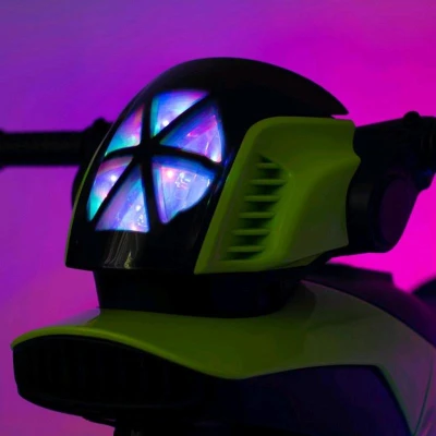 BABY MIX Dětská elektrická motorka POLICE červená