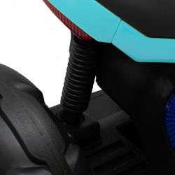 BABY MIX Dětská elektrická motorka POLICE modrá